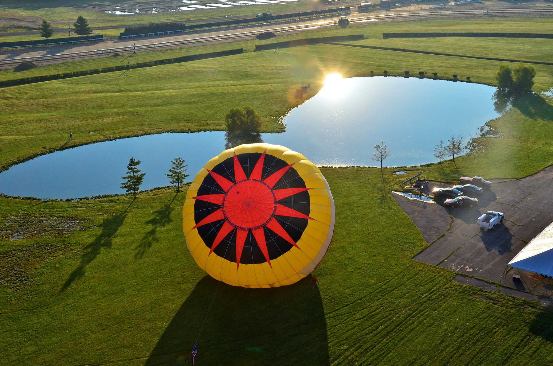 Takeoff im Morgenlicht